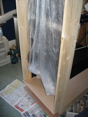 Covering everything up - too lazy to unmount everything!