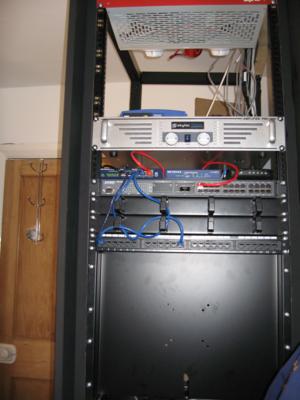 Front view of the painted frame