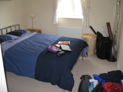 Before (when I was moving in - please excuse the mess!)