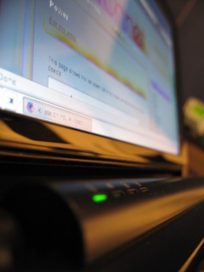 Screen closeup